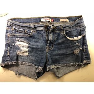 Low Rise Shorts Blue